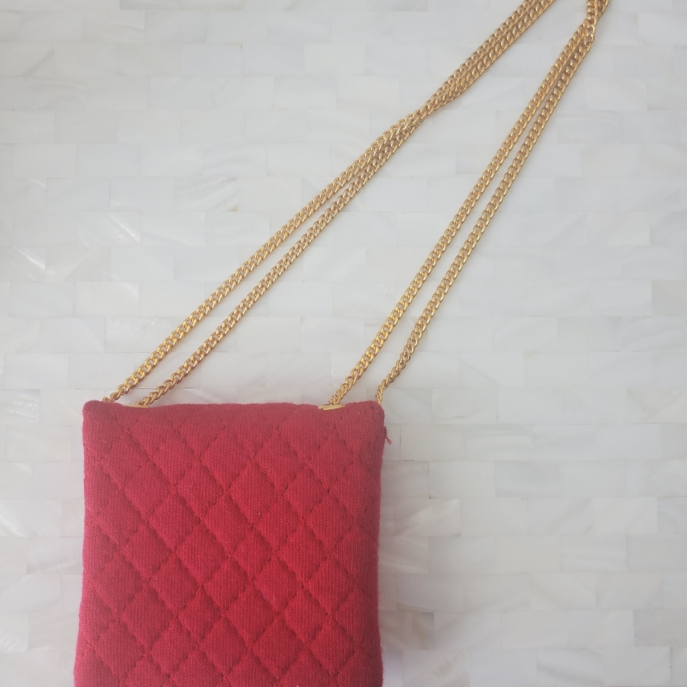 Vintage CHANEL Mode Et Maquillage Jersey Purse Bag - Picture 10 of 14